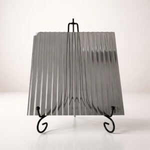 Фото стекло рифлёное MORU серое 8 мм