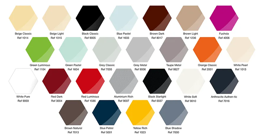 Фото палитра цветов стекла Лакобель