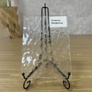 Фото стекло рифлёное Атлантик бесцветное