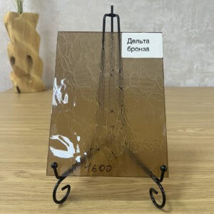 Фото стекло модель Дельта бронза