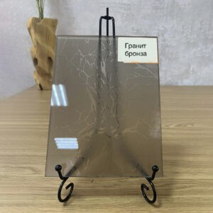 Фото стекло декоративное Гранит бронза