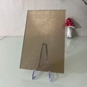 Фото стекло декоративное Шиншилла бронзовое