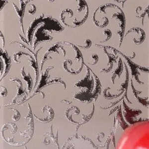 Фото зеркало листовое гармония Бронза