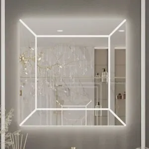 Фото зеркало с подсветкой Барон